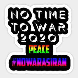 No War Sticker